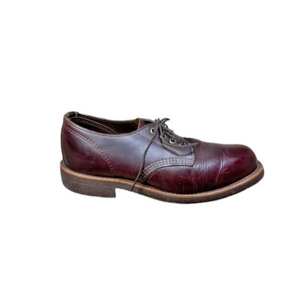 LL Bean Chippewa Katahdin Iron Works Oxford Shoes Men Size 7.5 EE USA OPGL1 Wide
